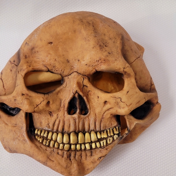 Rubies Vintage Skull Halloween Adult Latex Mask - Picture 6 of 9